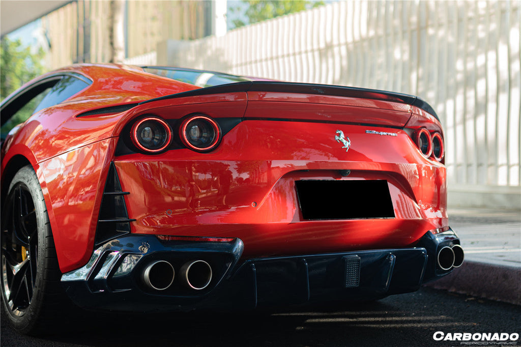 2017-2026 Ferrari 812 Superfast MSY Style Rear Diffuser with Light