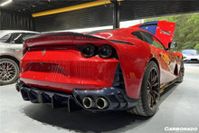 Load image into Gallery viewer, 2018-UP Ferrari 812 Superfast MSY Style DRY Carbon Fiber Rear Diffuser w/ Light - Carbonado Aero
