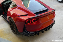 Load image into Gallery viewer, 2018-UP Ferrari 812 Superfast /GTS OE Style DRY Carbon Fiber Rear Bonnet Lower Insert - Carbonado Aero