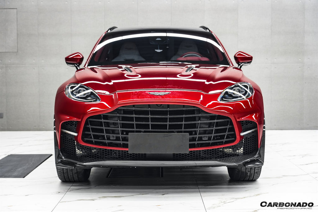 2021-2024 Aston Martin DBX Convert 707 Style Dry Carbon Fiber Front Bumper