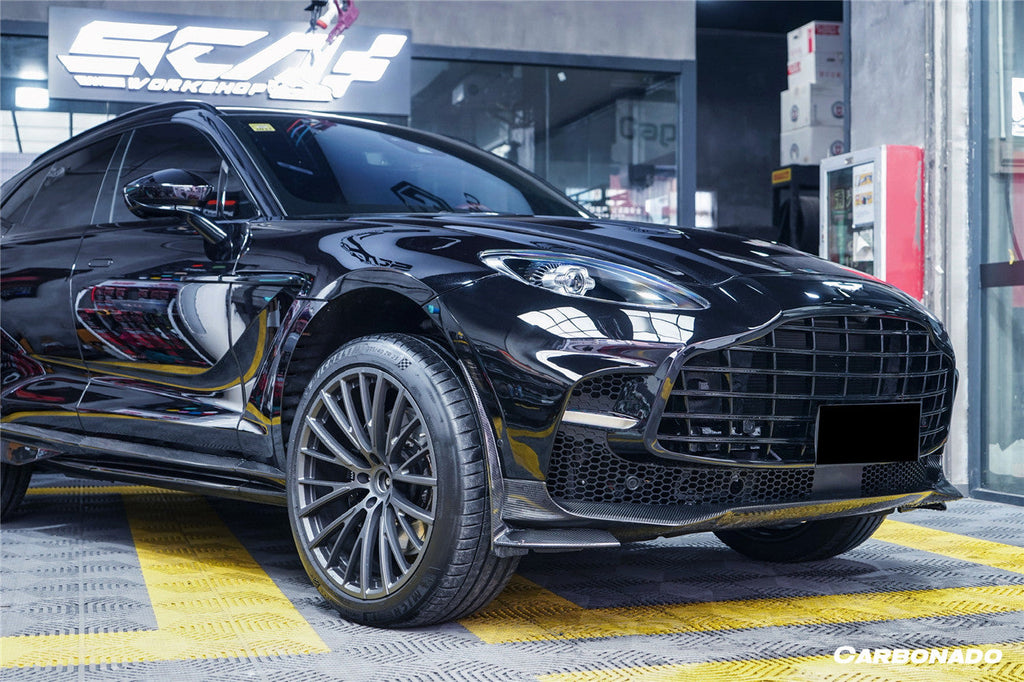 2021-2024 Aston Martin DBX Convert 707 Style Dry Carbon Fiber Front Bumper