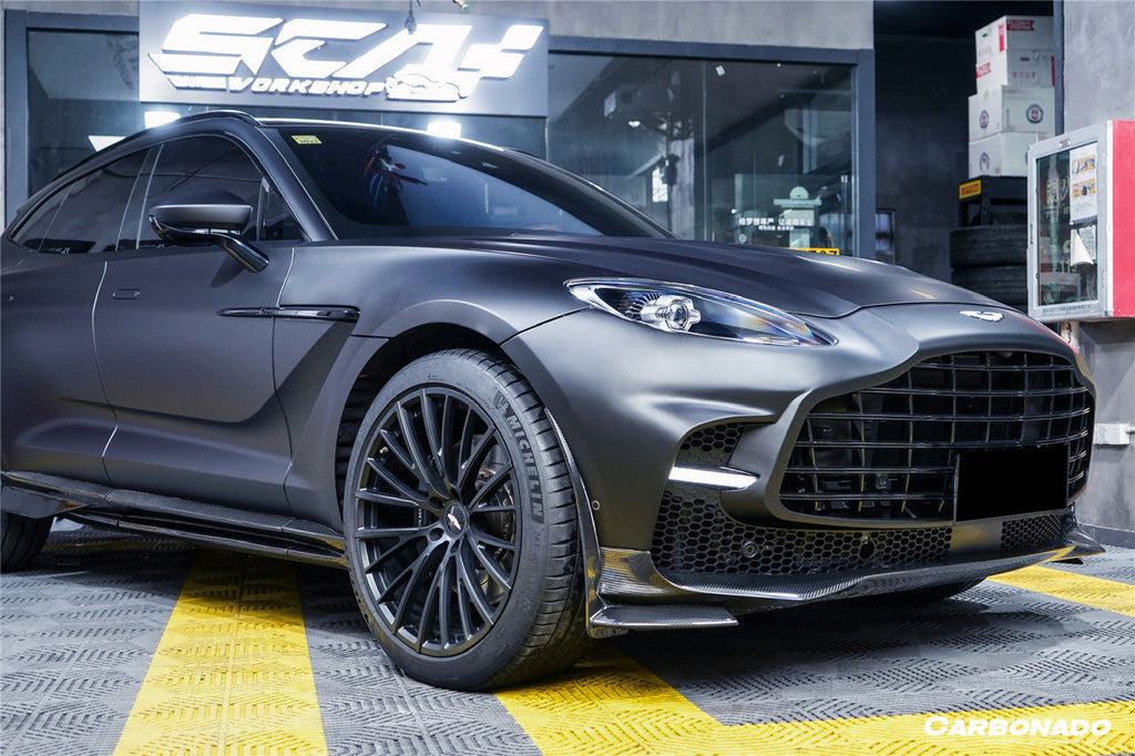2021-2024 Aston Martin DBX Convert 707 Style Dry Carbon Fiber Front Bumper