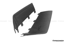 Load image into Gallery viewer, 2013-2018 Audi RS6 Avant OE Style Carbon Fiber Front Bumper Caps - Carbonado Aero