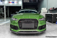 Load image into Gallery viewer, 2013-2018 Audi RS6 Avant OE Style Carbon Fiber Front Bumper Caps - Carbonado