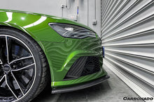 Load image into Gallery viewer, 2013-2018 Audi RS6 Avant OE Style Carbon Fiber Front Bumper Caps - Carbonado Aero