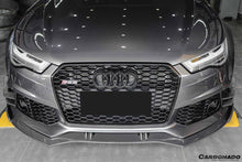 Load image into Gallery viewer, 2013-2018 Audi RS6 C7 Avant BS Style Front Bumper Canards - Carbonado