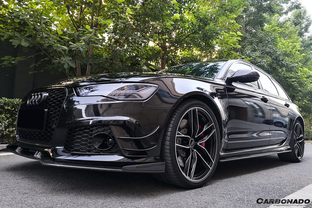 2013-2018 Audi RS6 Avant MN Style Carbon Fiber Side Skirts