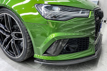 Load image into Gallery viewer, 2013-2018 Audi RS6 Avant Carbon Fiber Front Bumper Caps