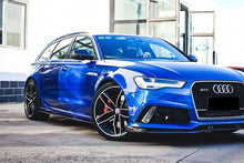 Load image into Gallery viewer, 2013-2018 Audi RS6 Avant Carbon Fiber Front Bumper Caps