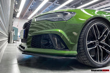 Load image into Gallery viewer, 2013-2018 Audi RS6 Avant Carbon Fiber Front Bumper Caps