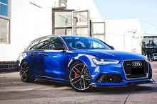 Load image into Gallery viewer, 2013-2018 Audi RS6 Avant Carbon Fiber Front Bumper Caps