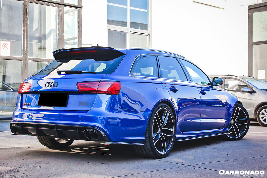 2013-2018 Audi RS6 Avant MN Style Carbon Fiber Side Skirts