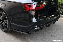 Load image into Gallery viewer, 2013-2018 Audi RS6 Avant MN Style Carbon Fiber Rear Cap Splliter