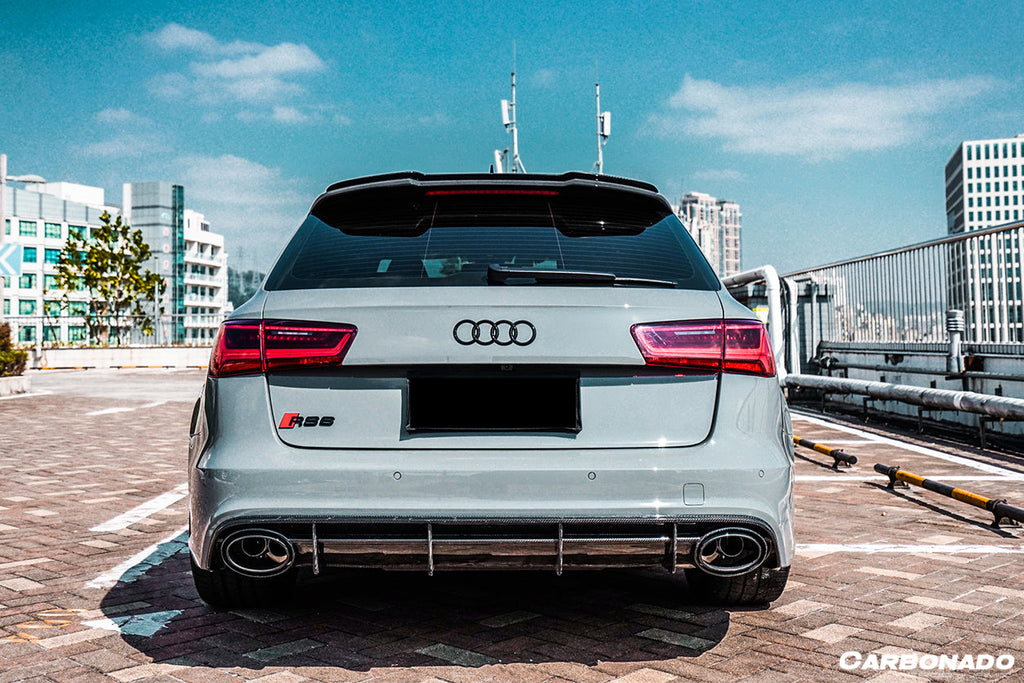2013-2018 Audi RS6 Avant MN Style Carbon Fiber Roof Spoiler