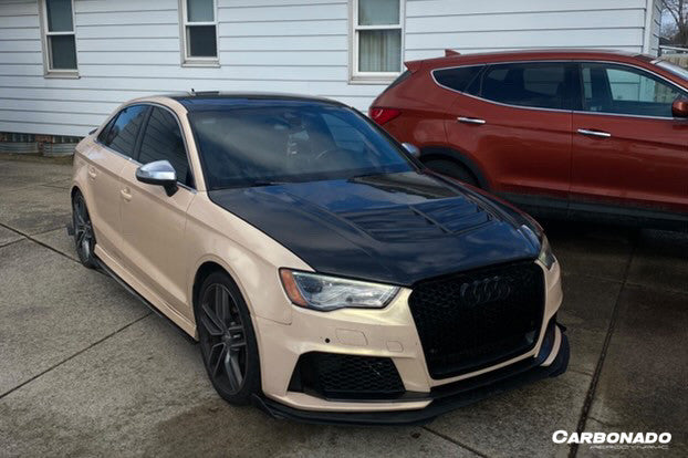 2018-2020 Audi RS3 S3 A3 Sedan BKSS Style Carbon Fiber Hood
