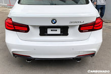 Load image into Gallery viewer, 2013-2019 BMW 3 Series F30 F35 MP Style Carbon Fiber Dual Exhaust Rear Lip (For M-Tech Only) - Carbonado