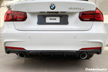 Load image into Gallery viewer, 2013-2019 BMW 3 Series F30 F35 MP Style Carbon Fiber Dual Exhaust Rear Lip (For M-Tech Only) - Carbonado Aero