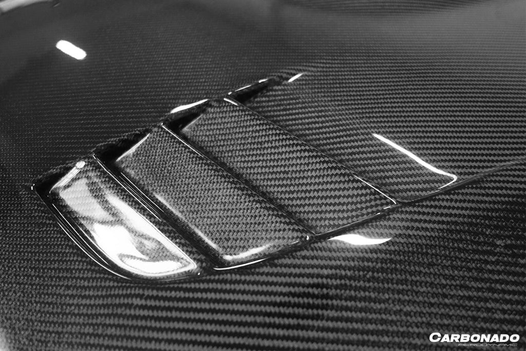 2013-2019 BMW 3 Series F30 F35 RZ Style Carbon Fiber Hood