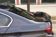 Load image into Gallery viewer, 2010-2014 BMW 5 Series F10 F18 HM Style Carbon Fiber Trunk Spoiler - Carbonado