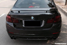 Load image into Gallery viewer, 2010-2014 BMW 5 Series F10 F18 HM Style Carbon Fiber Trunk Spoiler - Carbonado Aero