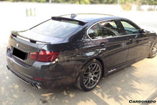 Load image into Gallery viewer, 2010-2014 BMW 5 Series F10 F18 HM Style Carbon Fiber Trunk Spoiler - Carbonado Aero