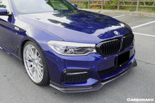 Load image into Gallery viewer, 2017-2019 BMW 5 Series G30 G38 M-TECH ECC Style Carbon Fiber Front Lip - Carbonado
