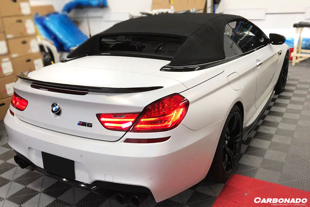 2011-2018 BMW 6 Series F12 M6 Convertiable VRS Style Carbon Fiber Trunk Spoiler
