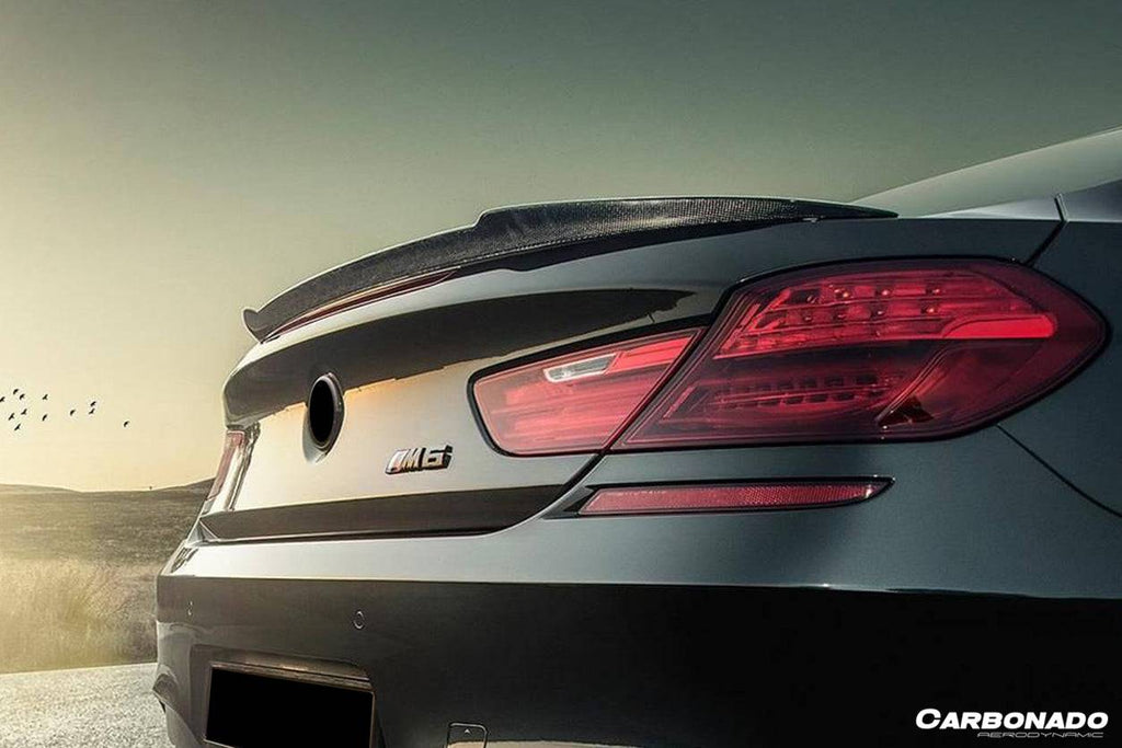 2011-2018 BMW 6 Series F12/M6 Convertiable VRS Style Carbon Fiber Trunk Spoiler - Carbonado Aero