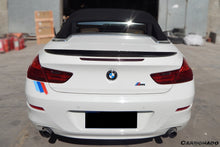 Load image into Gallery viewer, 2011-2018 BMW 6 Series F12 convertiable M6 Style Carbon Fiber Trunk Spoiler - Carbonado Aero