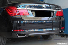 Load image into Gallery viewer, 2009-2014 BMW 7 Series F01 OEM Style Carbon Fiber Rear Lip - Carbonado Aero