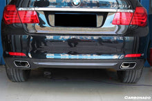 Load image into Gallery viewer, 2009-2014 BMW 7 Series F01 OEM Style Carbon Fiber Rear Lip - Carbonado Aero