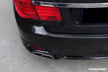 Load image into Gallery viewer, 2009-2015 BMW 7 Series F01 F02 WD Style Rear Bumper W/Tips - Carbonado Aero