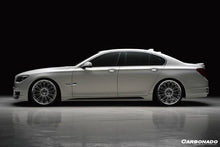Load image into Gallery viewer, 2009-2015 BMW 7 Series F01 WD Style Roof Spoiler - Carbonado