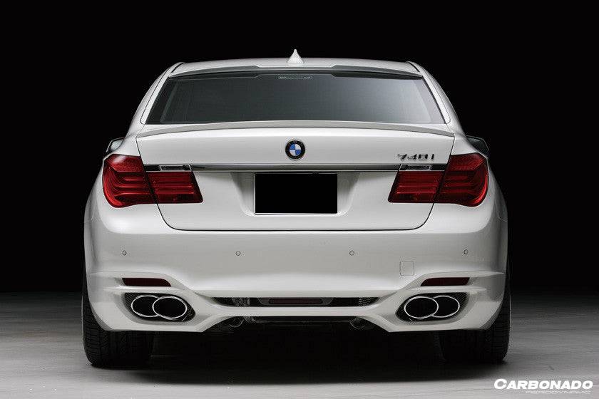 2009-2015 BMW 7 Series F01 F02 WD Style Rear Bumper W/Tips - Carbonado Aero