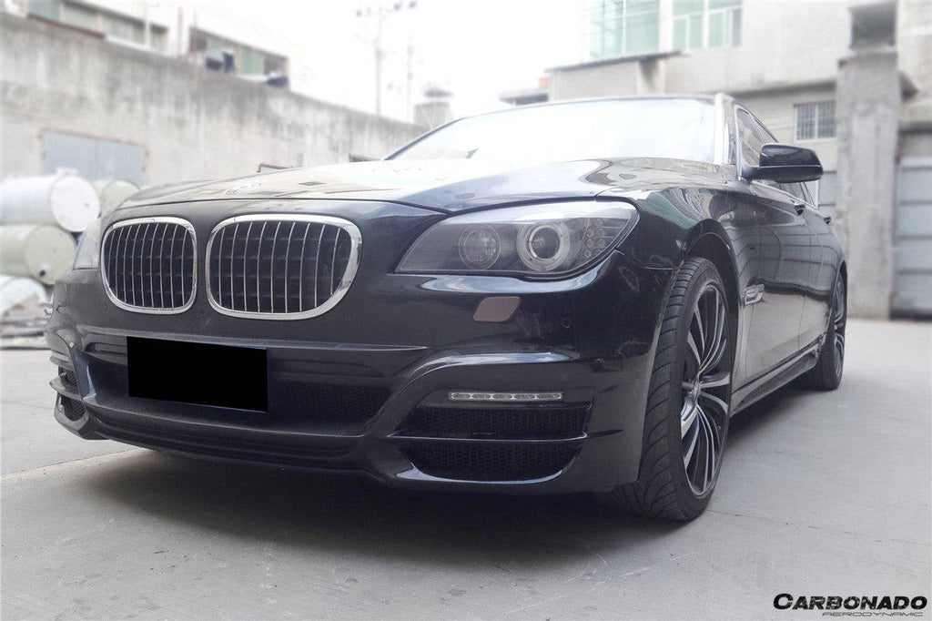 2009-2015 BMW 7 Series F01 F02 WD Style Front Bumper w/ led - Carbonado Aero