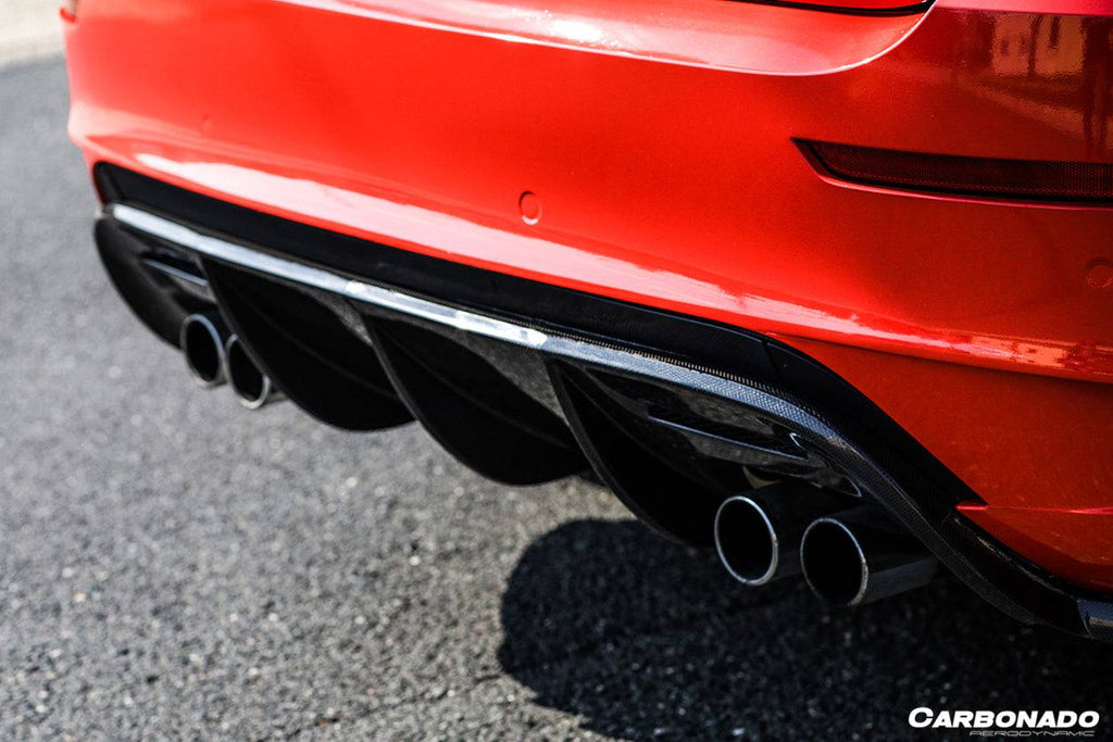 2009-2014 BMW E71 X6M VS Style Carbon Fiber Rear Diffuser - Carbonado Aero