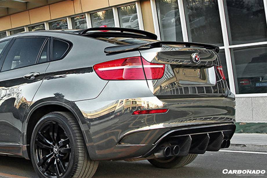 2009-2014 BMW E71 X6M AK Style Carbon Fiber Rear Diffuser - Carbonado
