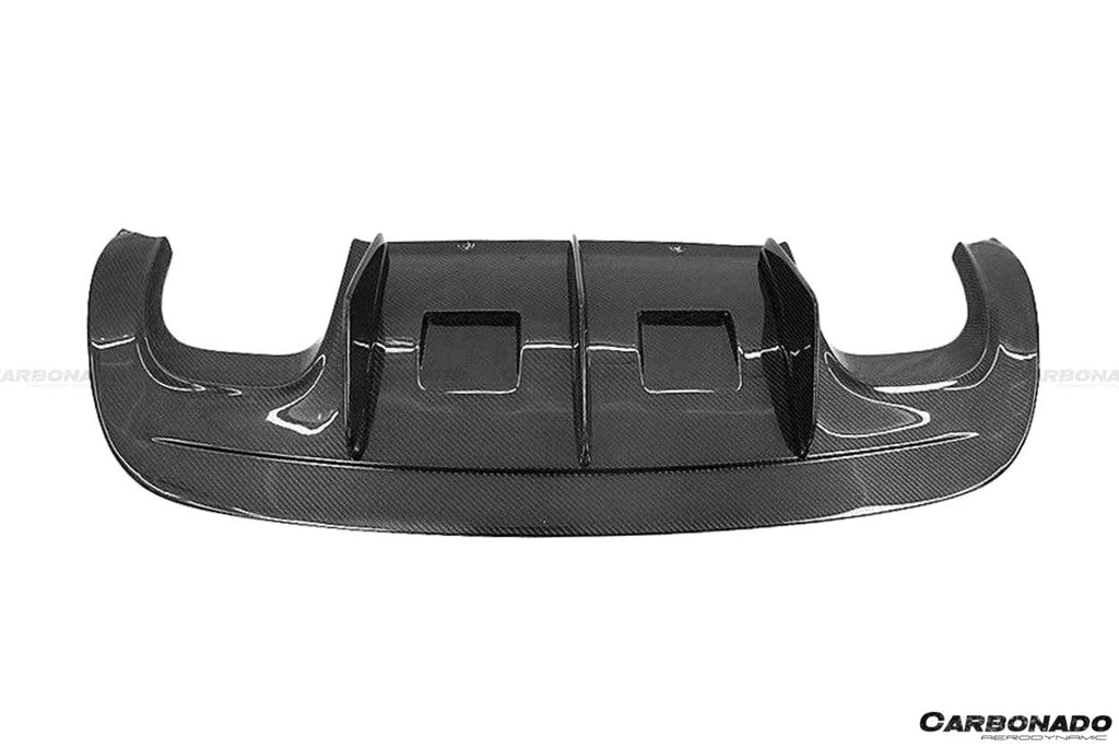 2009-2014 BMW E71 X6M AK Style Carbon Fiber Rear Diffuser - Carbonado Aero