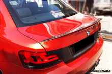Load image into Gallery viewer, 2008-2013 BMW E82 E88 1M 1 Series RZ Style Carbon Fiber Trunk Spoiler - Carbonado Aero