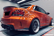 Load image into Gallery viewer, 2008-2013 BMW E82 E88 1M RZ Style Carbon FIber Rear Lip - Carbonado