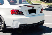 Load image into Gallery viewer, 2008-2013 BMW E82 E88 1M RZ Style Carbon FIber Rear Lip - Carbonado Aero