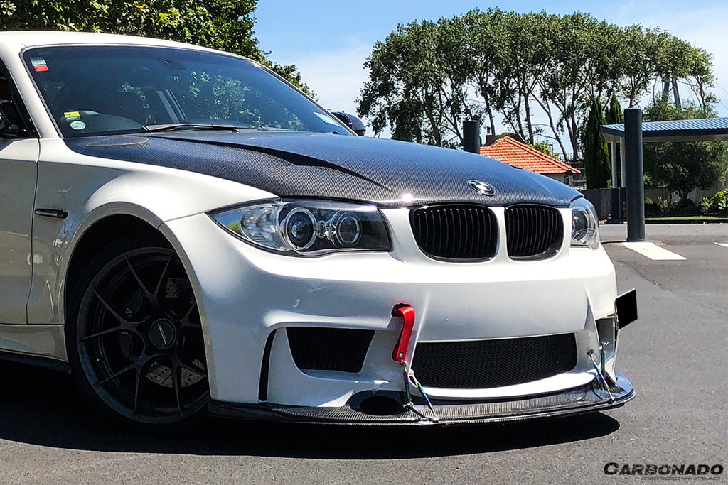 2008-2013 BMW 1 Series E82 E88 1M RZ Style Carbon Fiber Hood