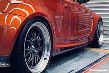 Load image into Gallery viewer, 2008-2013 BMW E82 E88 1M RZ Style Partial Carbon FIber Side Skirts - Carbonado Aero
