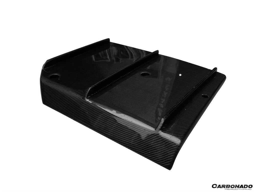 2008-2013 BMW E82 E88 1M RZ Style Carbon Fiber Rear Lip   Rear Diffuser Undertray