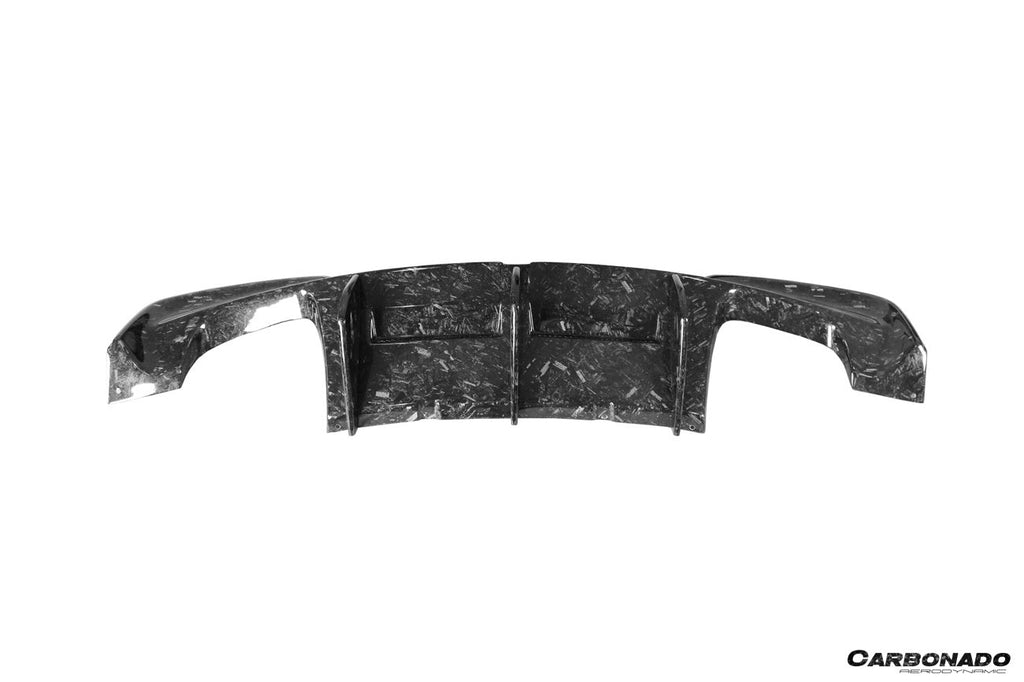 2008-2013 BMW E82 E88 1M RZ Style Carbon Fiber Rear Lip   Rear Diffuser Undertray