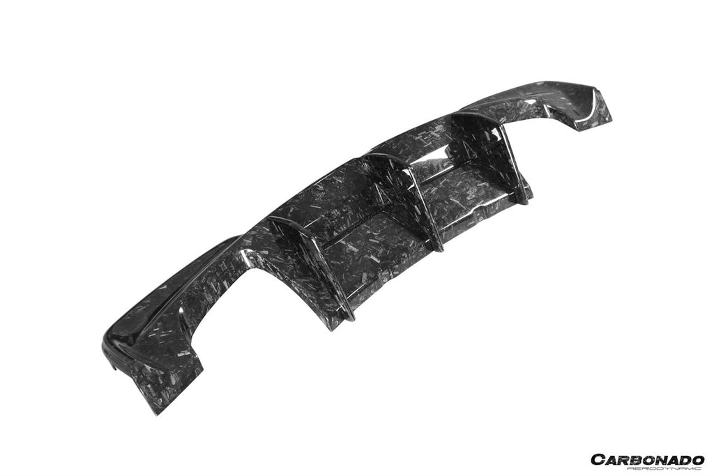 2008-2013 BMW E82 E88 1M RZ Style Carbon Fiber Rear Lip   Rear Diffuser Undertray