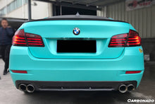 Load image into Gallery viewer, 2011-2016 BMW F10 F18 5 Series HM Style Carbon Fiber Rear Lip (Can Not Fit MT Rear bumper) - Carbonado