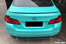 Load image into Gallery viewer, 2011-2016 BMW F10 F18 5 Series HM Style Carbon Fiber Rear Lip (Can Not Fit MT Rear bumper) - Carbonado Aero