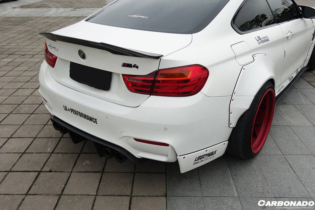 2014-2020 BMW F82/F83 M4 DE Style Carbon Fiber Rear Diffuser - Carbonado Aero
