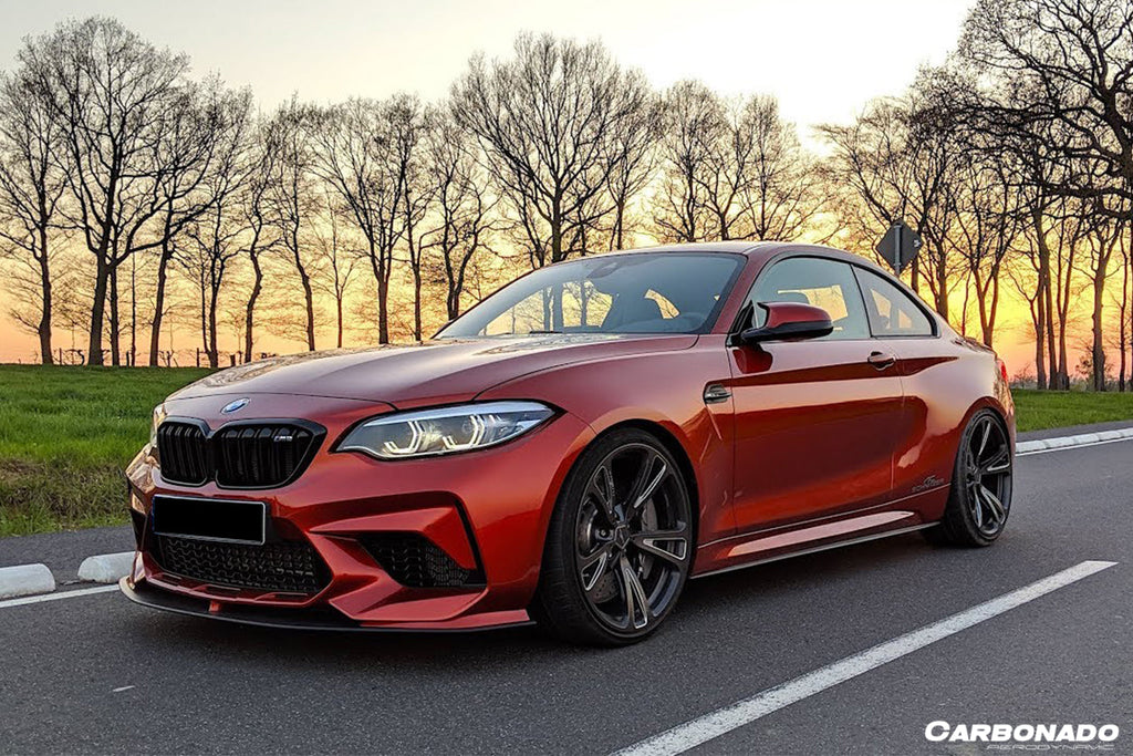 2016-2021 BMW M2 & M2C F87 AC Style Carbon FIber Front Lip